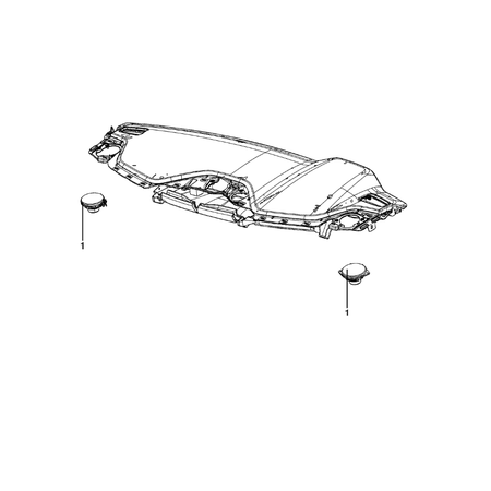 Jeep Grand Cherokee 2021-Present Radio, Antenna, Speakers, Dvd, And Video Systems Loud Speaker