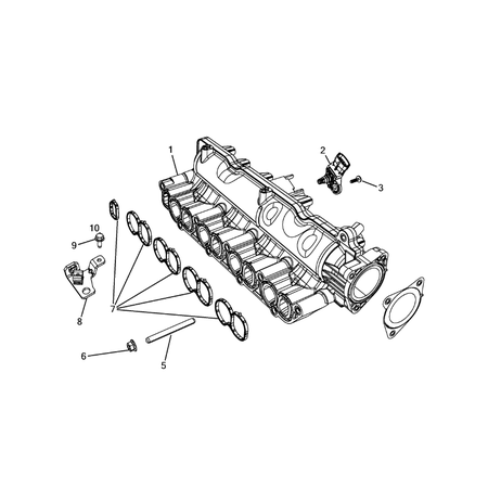 Jeep Cherokee 2014-2018 Manifolds And Vacuum Fittings Screw