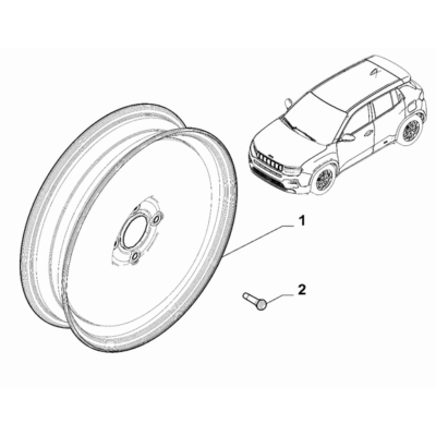 Jeep Avenger 2023-Present Wheels Wheel