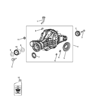 Jeep Grand Cherokee 2011-2020 Rear Axle Assembly Seal