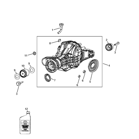 Jeep Grand Cherokee 2011-2020 Rear Axle Assembly Seal