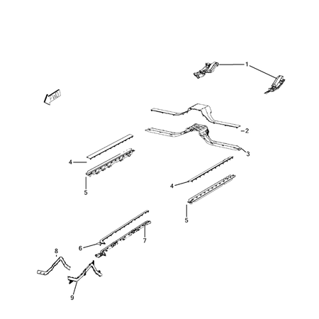 Jeep Grand Cherokee 2011-2020 Wiring-Body And Accessories End Plate