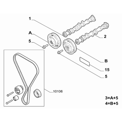 Jeep Avenger 2023-Present Distribution Camshaft