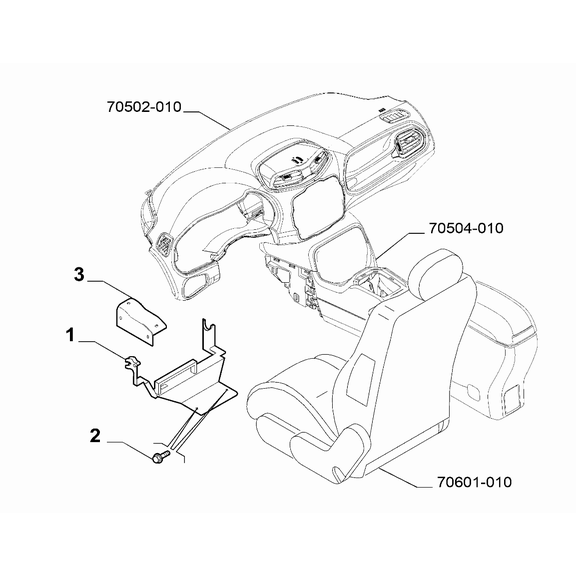 Jeep Renegade 2015-Present Governmental Bodies Accessories Screw And Washerassy