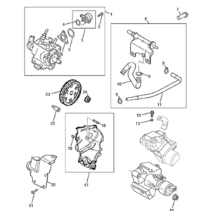 Jeep Wrangler 2018-Present Engine Oiling, Oil Pan And Indicator (Dipstick) Tray