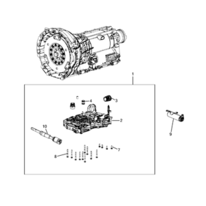 Jeep Wrangler 2018-Present Front Axle: Housing, Differential And Vent Bevel Gear/Pinionset