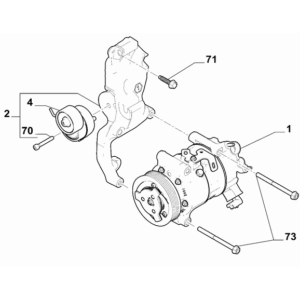 Jeep Avenger 2023-Present Air Conditioning Compressor Air Compressor