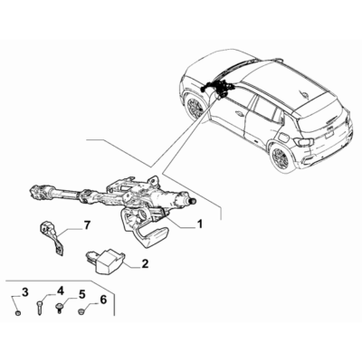 Jeep Avenger 2023-Present Steering Gear Nut