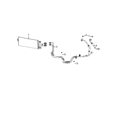 Jeep Grand Cherokee 2021-Present Transmission Oil Cooler And Lines Screw