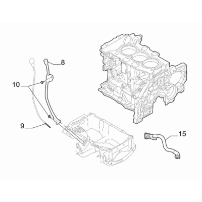 Jeep Avenger 2023-Present Lubrication System Level Rod