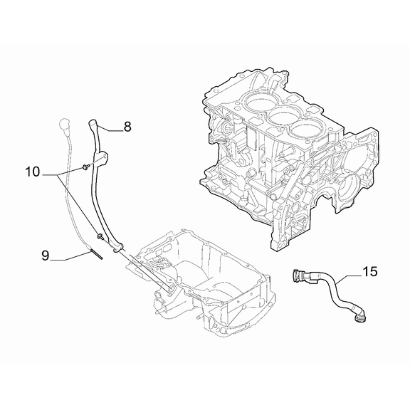 Jeep Avenger 2023-Present Lubrication System Hose