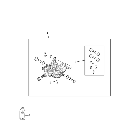 Jeep Compass 2017-Present Rear Axle Assembly Seal Gasket