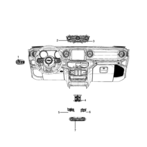 Jeep Renegade 2015-Present Governmental Bodies Cars Devices Cable Harness