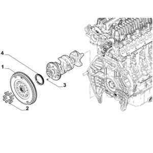 Jeep Compass 2017-Present Crankshaft, Piston, Drive Plate, Flywheel, And Damper Bearing