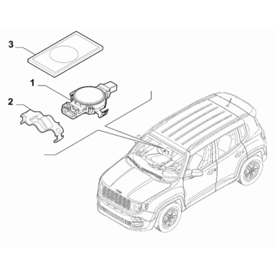 Jeep Renegade 2015-Present Windscreen Wiper Sensor