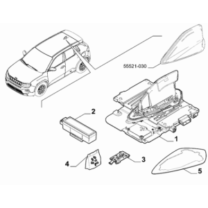 Jeep Grand Cherokee 2011-2020 Power Distribution Center, Fuse Block, Junction Block, Relays And Fuses Electric Cable