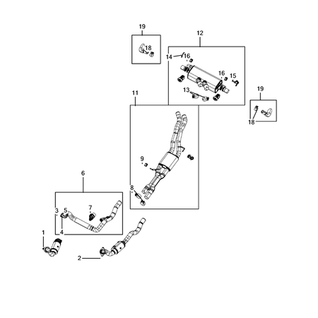 Jeep Wrangler 2018-Present Exhaust System Nut