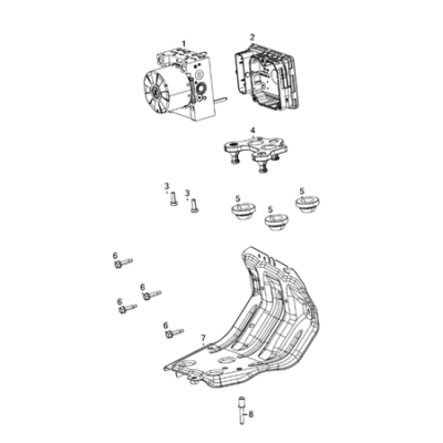 Jeep Wrangler 2018-Present Keys, Modules And Engine Controllers Stud