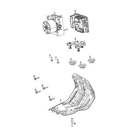 Jeep Wrangler 2018-Present Keys, Modules And Engine Controllers Stud