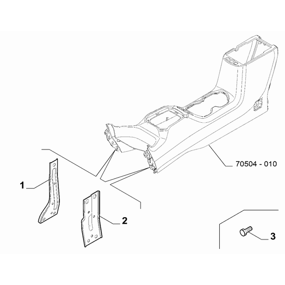 Jeep Renegade 2015-Present Instrument Panel Bracket