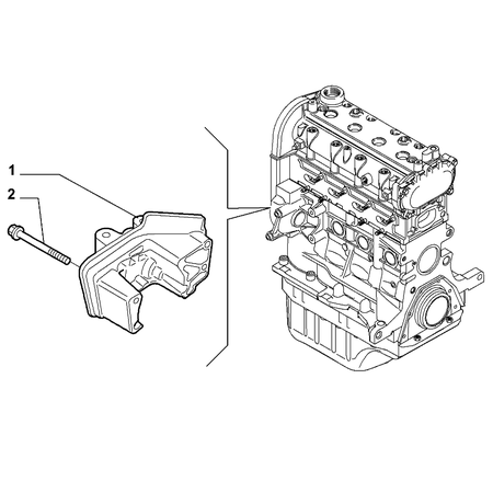 Jeep Renegade 2015-Present Engine Suspensions Screw