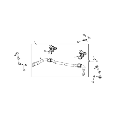 Jeep Grand Cherokee 2021-Present Front Stabilizer Bar Rod