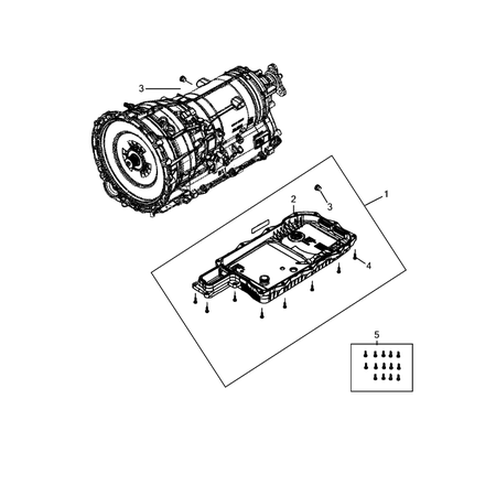 Jeep Wrangler 2018-Present Case And Related Parts Screw