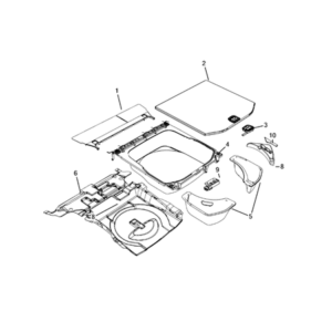 Jeep Grand Cherokee 2011-2020 Carpets, Floor Mats, Load Floor, And Silencers Curtain