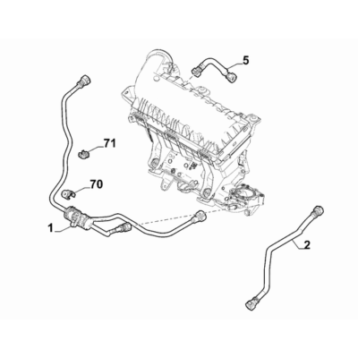 Jeep Avenger 2023-Present Fuel Injection System Hose