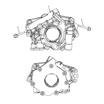 Jeep Grand Cherokee 2021-Present Engine Oiling, Oil Pan And Indicator (Dipstick) Screw