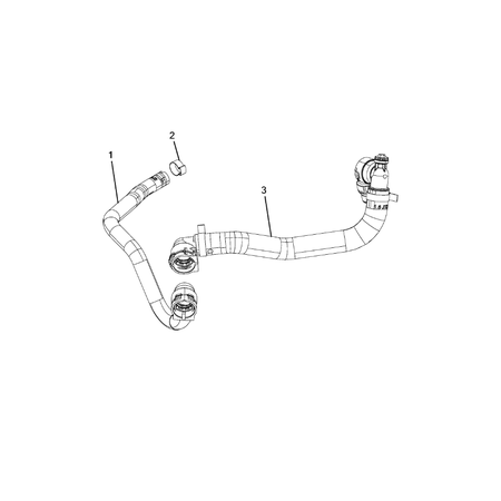 Jeep Compass 2017-Present Air Conditioner And Heater Plumbing Hose