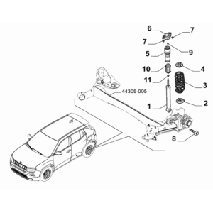 Jeep Avenger 2023-Present Front Suspension Boot