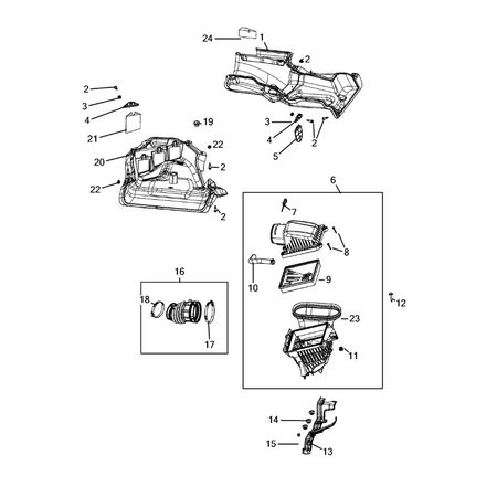 Jeep Wrangler 2018-Present Air Cleaner Screw