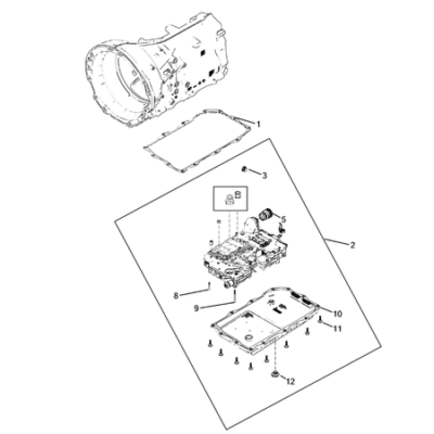 Jeep Grand Cherokee 2021-Present Valve Body, Accumulator, Solenoid And Parking Sprag Valve Group