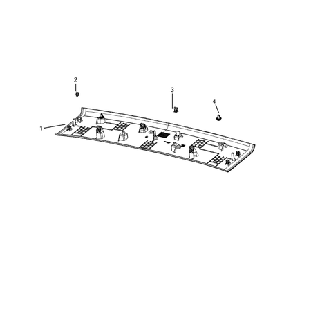 Jeep Grand Cherokee 2021-Present Panels – Moldings – Scuff Plates, Pillar, Cowl, 1/4 Panel Trim And Cargo Covers Moulding