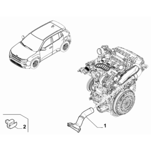 Jeep Renegade 2015-Present Air Cleaner And Ducts Collar