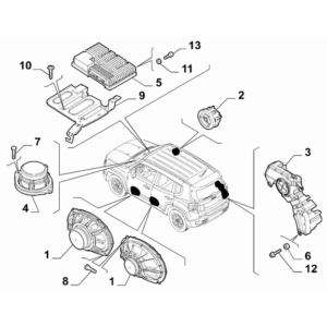 Jeep Grand Cherokee 2011-2020 Wiring-Powertrain Cable Harness