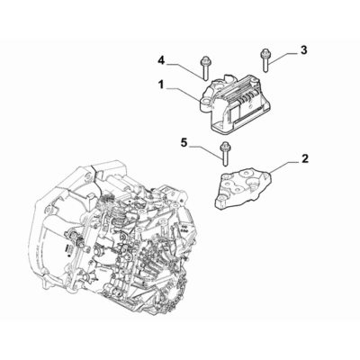 Jeep Renegade 2015-Present Power Plant Suspensions Pad