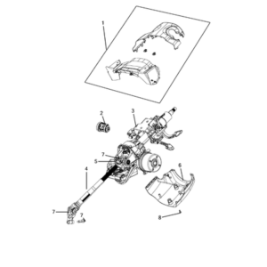 Jeep Grand Cherokee 2021-Present Steering Column And Intermediate Shaft Cover