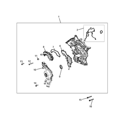 Jeep Grand Cherokee 2021-Present Timing Belt/Chain And Cover And Balance Shaft Cover