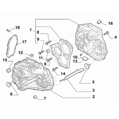 Jeep Renegade 2015-Present Transmission Case And Covers Plate