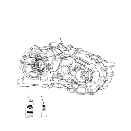 Jeep Wrangler 2018-Present Transfer Case And Ptu Assembly Power Take-Off