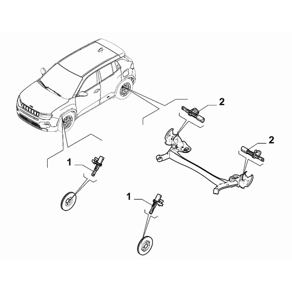 Jeep Avenger 2023-Present Hydraulic Brake System Sensor