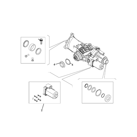 Jeep Compass 2017-Present Transfer Case And Ptu Assembly Electric Motor