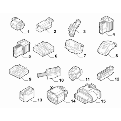 Jeep Renegade 2015-Present Cable Assembly Connectors Connector Kit