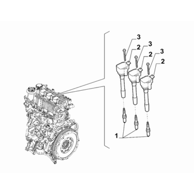 Jeep Renegade 2015-Present Engine Ignition System Ignition Plug