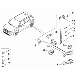 Jeep Avenger 2023-Present Front Suspension Boot
