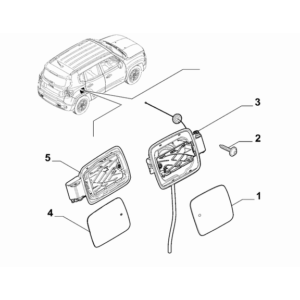 Jeep Renegade 2015-Present Dashboard (Console) Bracket