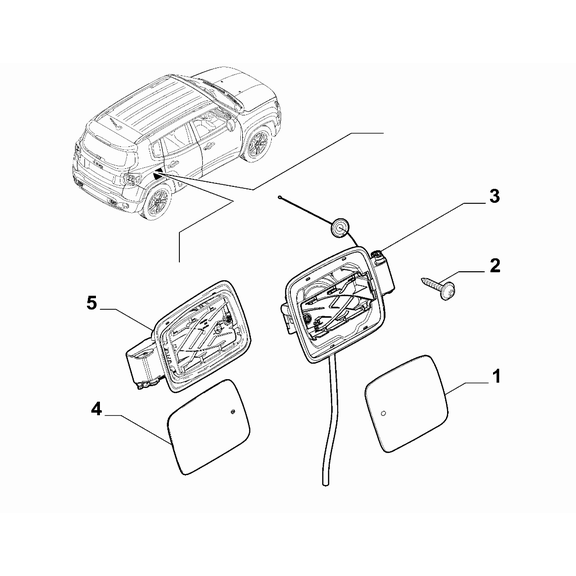 Jeep Renegade 2015-Present Air Filters And Lids Covering