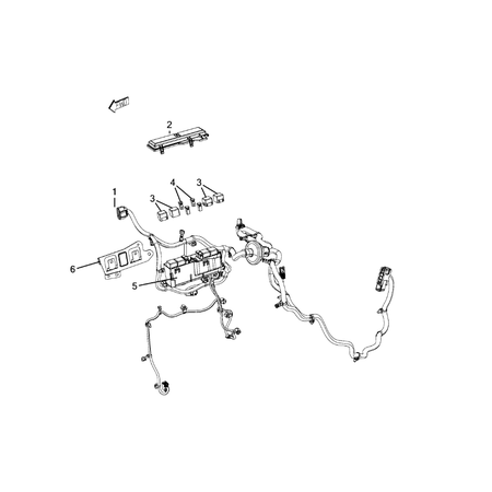 Jeep Cherokee 2014-2018 Wiring-Headlamp To Dash Fuse